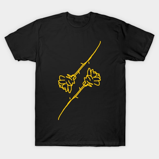 Yellow Roses T-Shirt by archvinde